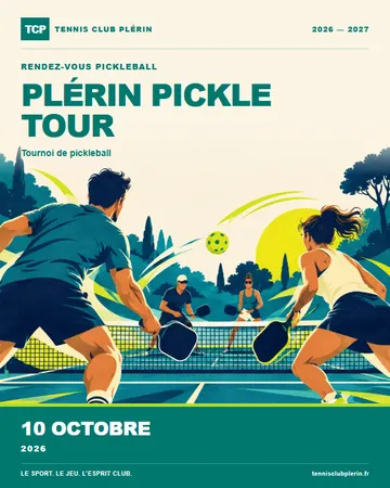 Affiche Plérin Pickle Tour — samedi 10 octobre