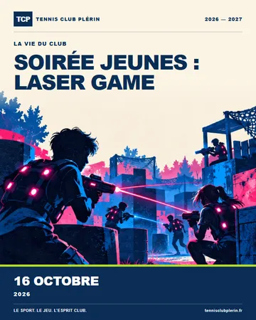 Affiche Soirée jeunes : laser game — vendredi 16 octobre