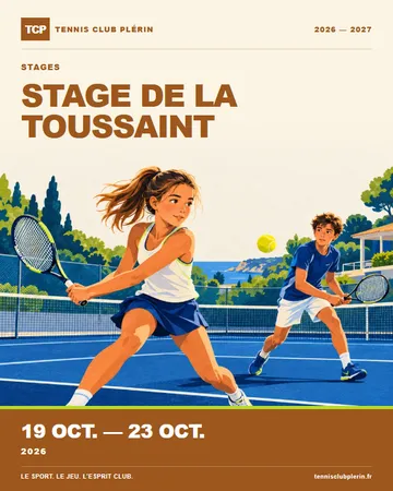 Affiche Stage de la Toussaint — 19 oct. → 23 oct.