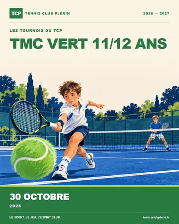 Affiche TMC vert 11/12 ans — vendredi 30 octobre
