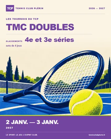 Affiche TMC doubles — 2 janv. → 3 janv.