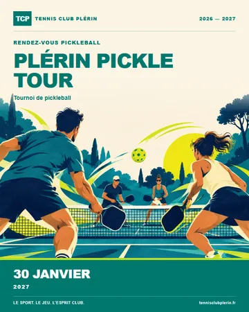 Affiche Plérin Pickle Tour — samedi 30 janvier