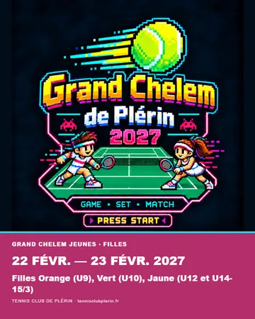 Affiche Grand Chelem jeunes — 22 févr. → 23 févr.