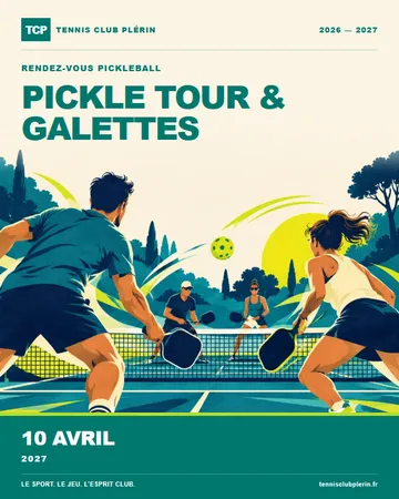 Affiche Plérin Pickle Tour & soirée galettes — samedi 10 avril