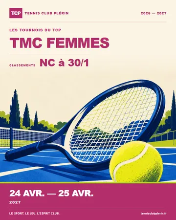 Affiche TMC femmes — 24 avr. → 25 avr.