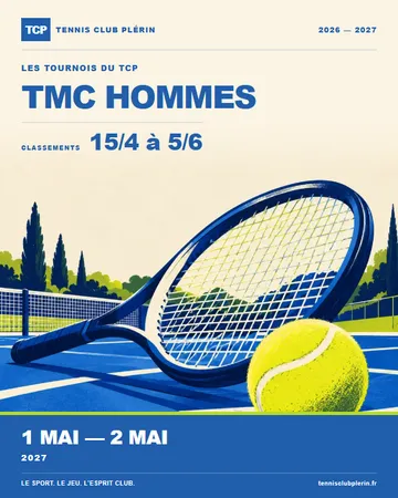 Affiche TMC hommes — 1 mai → 2 mai