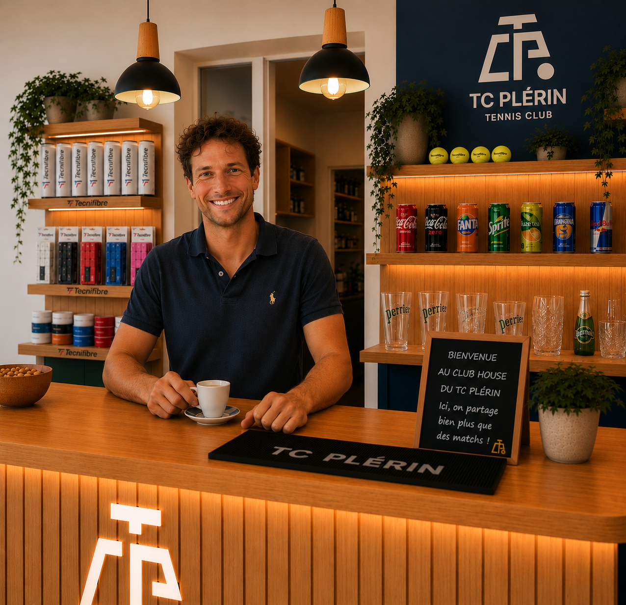 Guillaume vous accueille au club-house