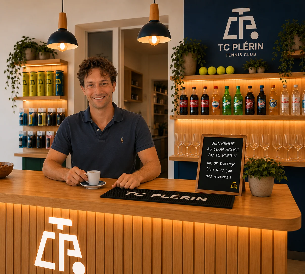 Guillaume vous accueille au club-house