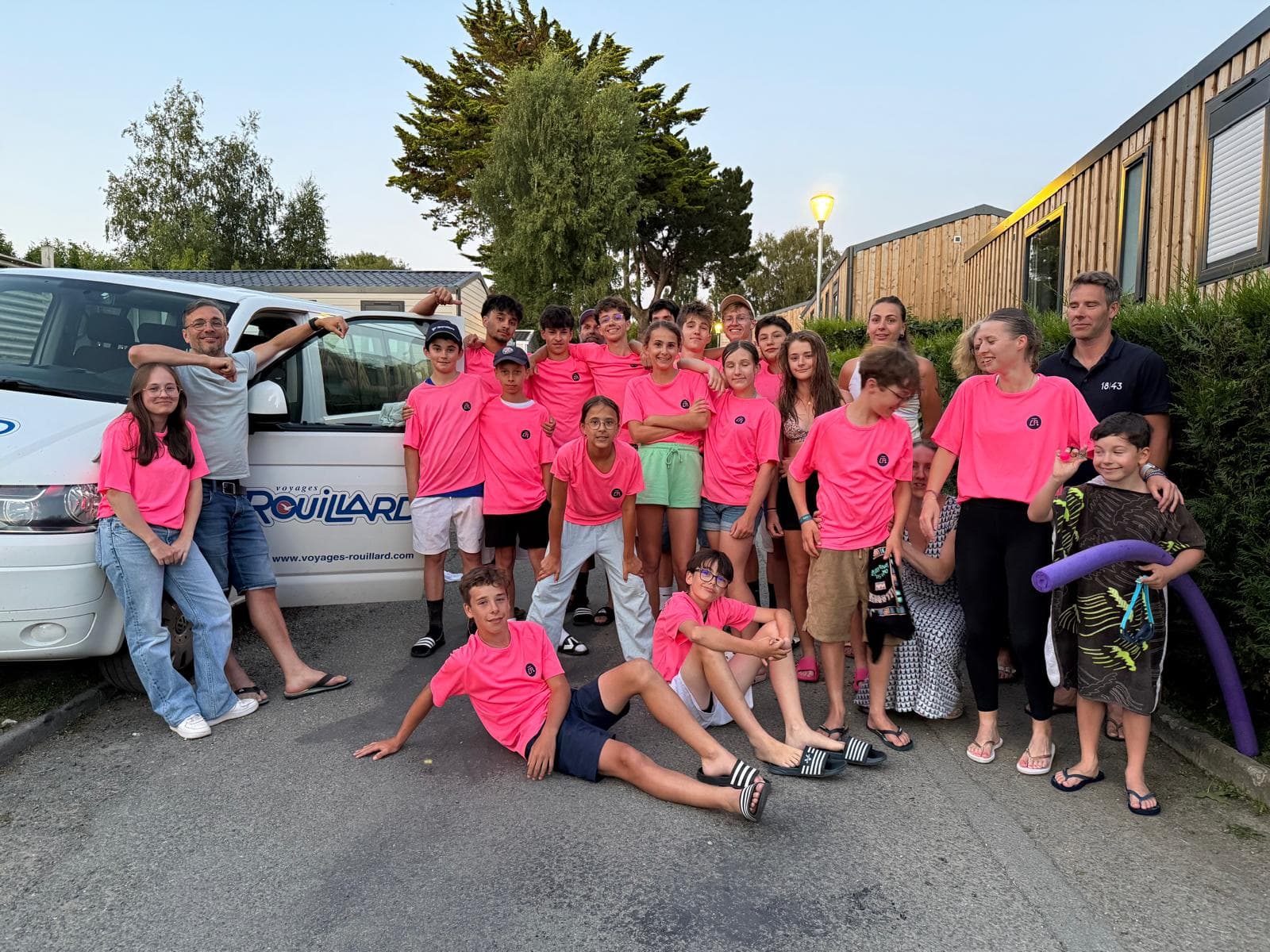 Jeunes du TC Plérin en tournée