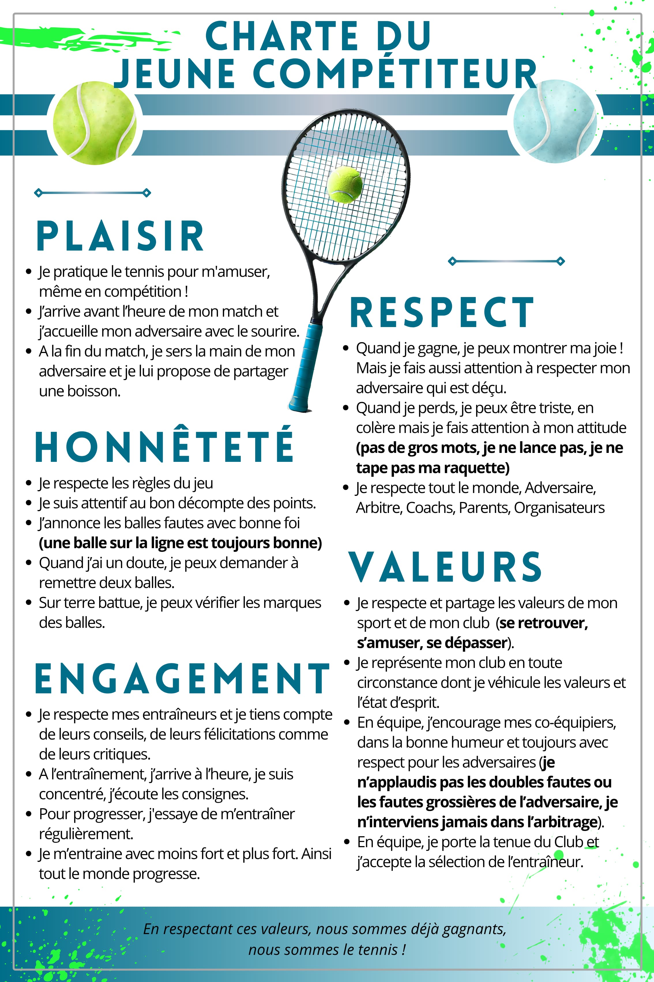 Chatre du jeune compétiteur