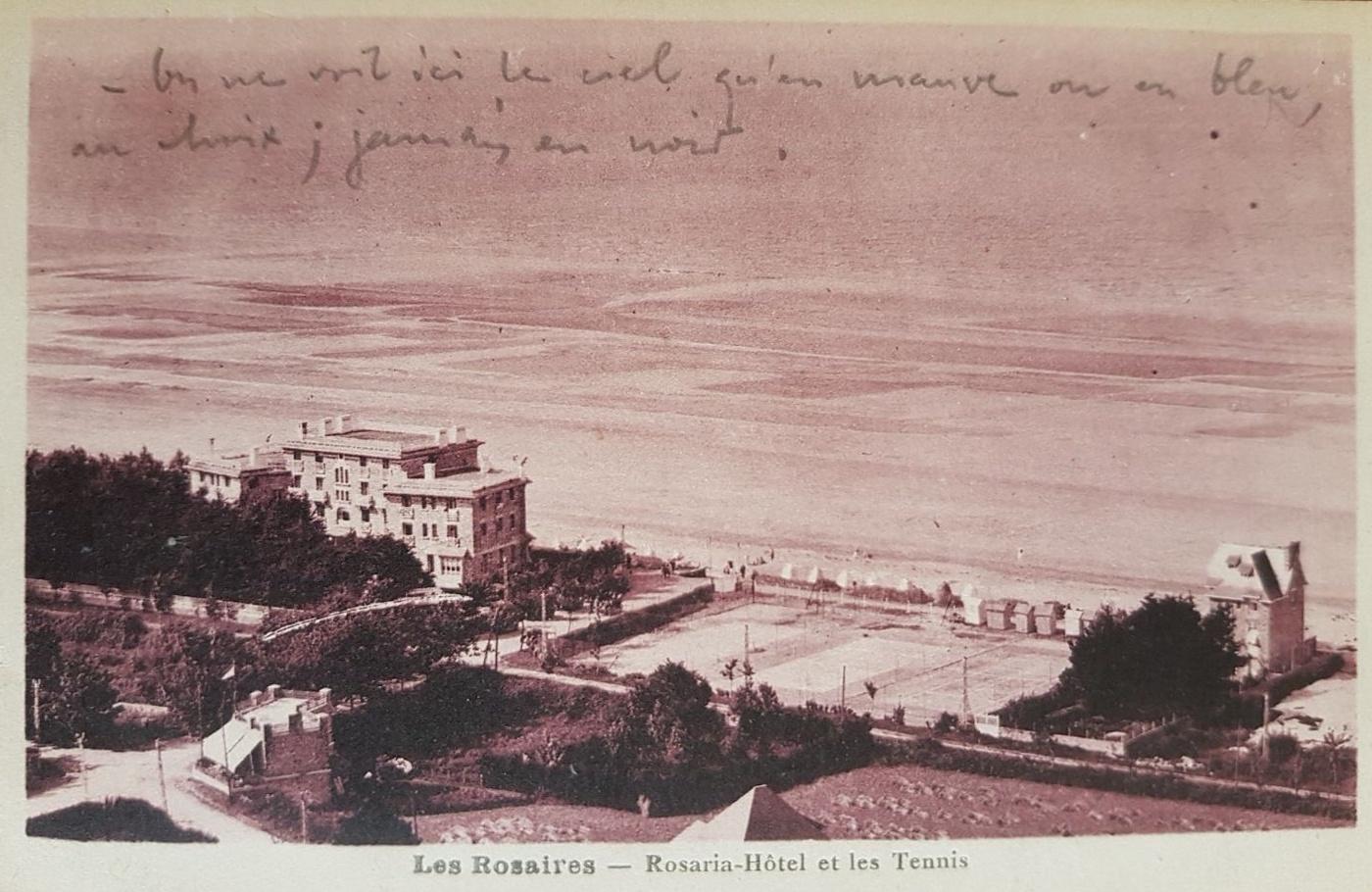 Les Rosaires, terrain de l'hôtel le Rosaria