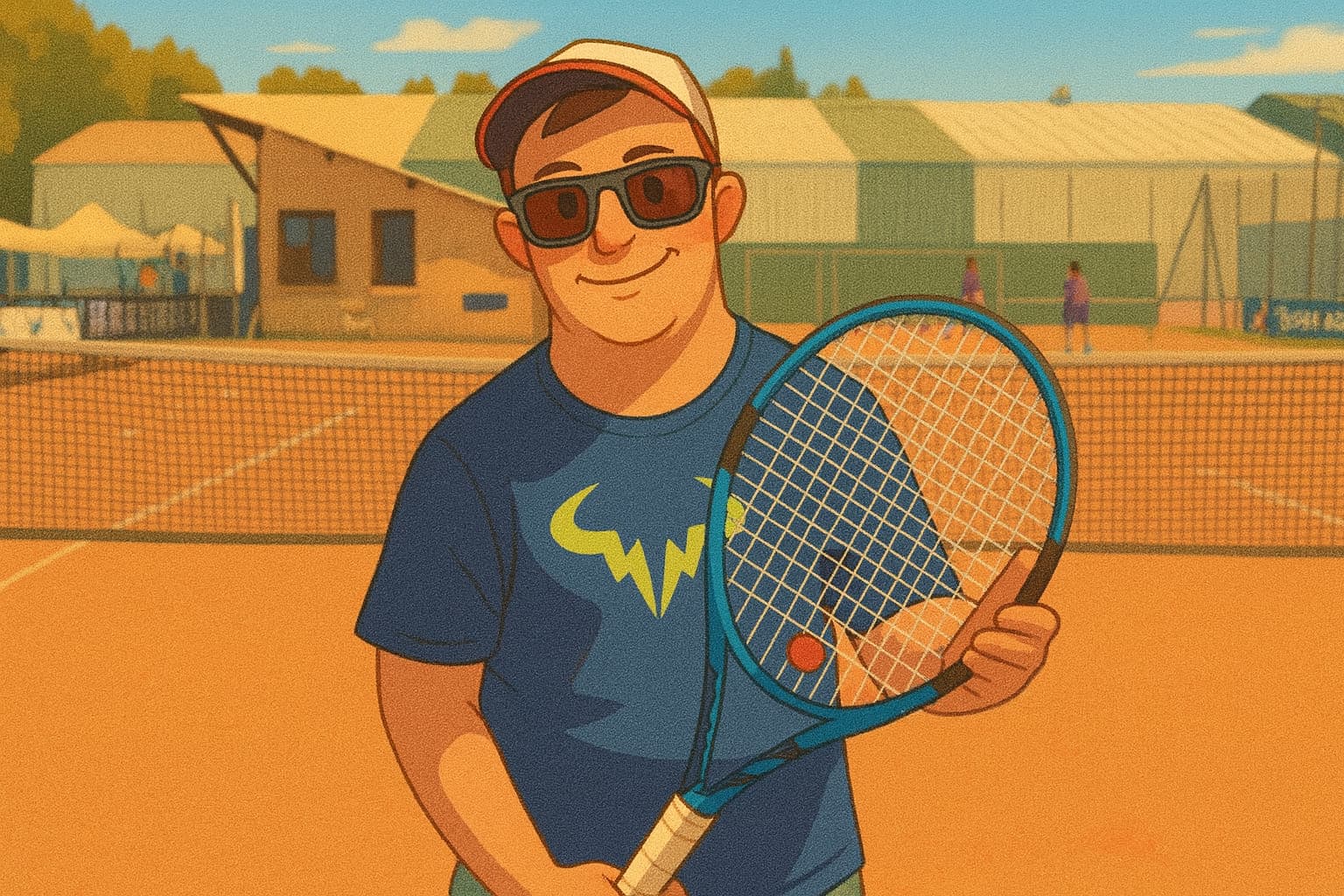 Séance de tennis adapté, travail en douceur et encadrement attentif